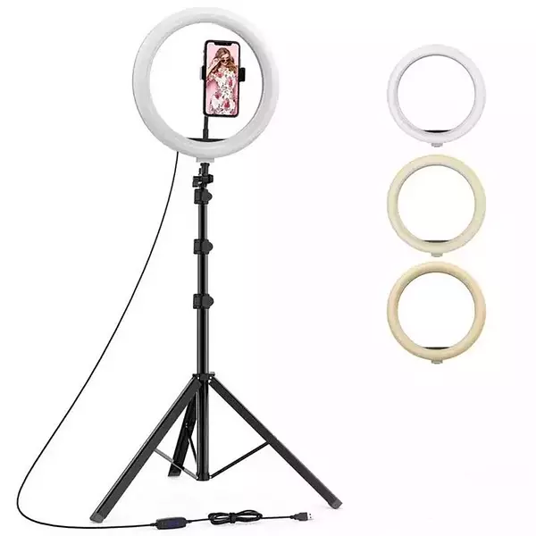 otros electronicos - Anillo Aro De Luz 10 Pulgadas Selfie Led + Tripode 2.5 Metros 4