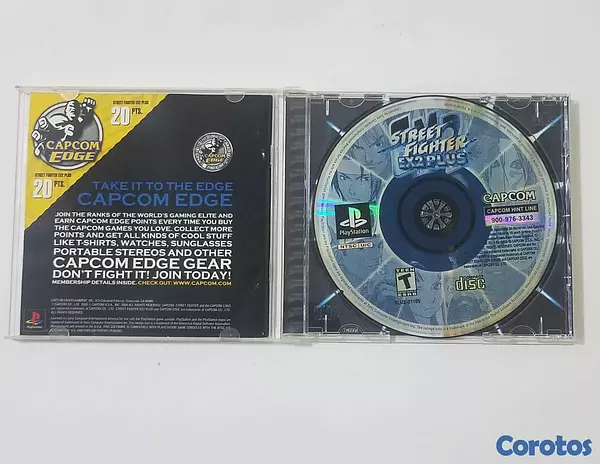 consolas y videojuegos - Street Fighter EX2 Plus de PlayStation 1 COMPLETO 3