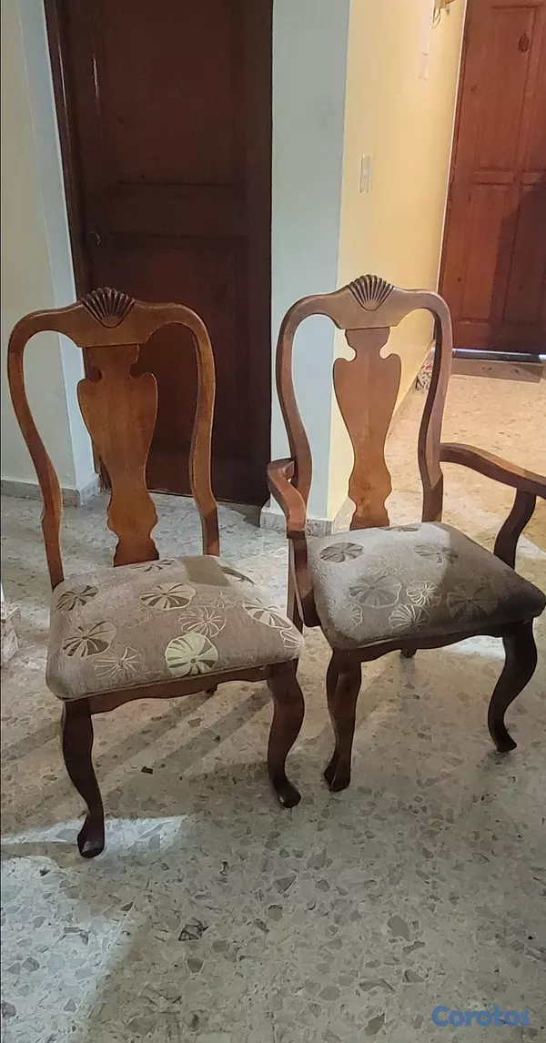 muebles y colchones - Comedor familiar de 6 sillas 4