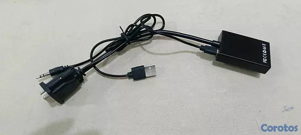 accesorios para electronica - Adaptador VGA salida HDMI 4