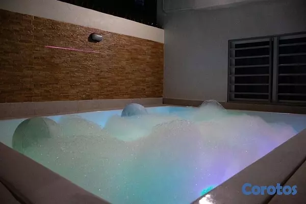 apartamentos - venta de apartamento 1er piso amueblado con jacuzzi en autopista de san isidro 4