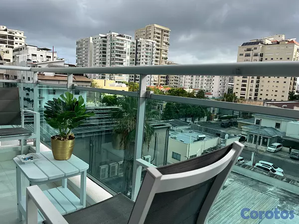 apartamentos - Apartamento en Alquiler en Piantini Amueblado de U 16