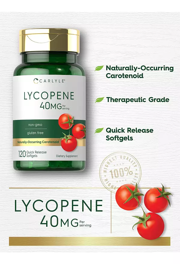 Salud y Equipamiento Médico - Licopeno 40mg 120 Cap Carlyle 3