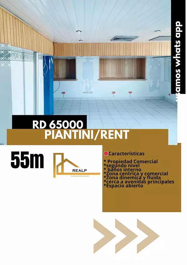 oficinas y locales comerciales - Local Piantini  1