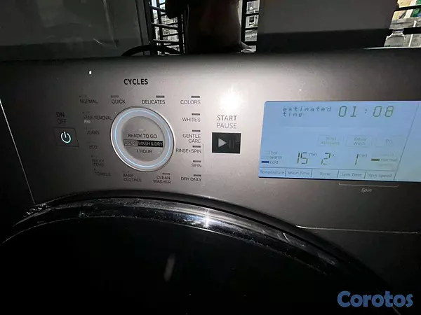 electrodomesticos - lavadora automática bajo consumo de energia motivos de venta xfalta de  espacio  3