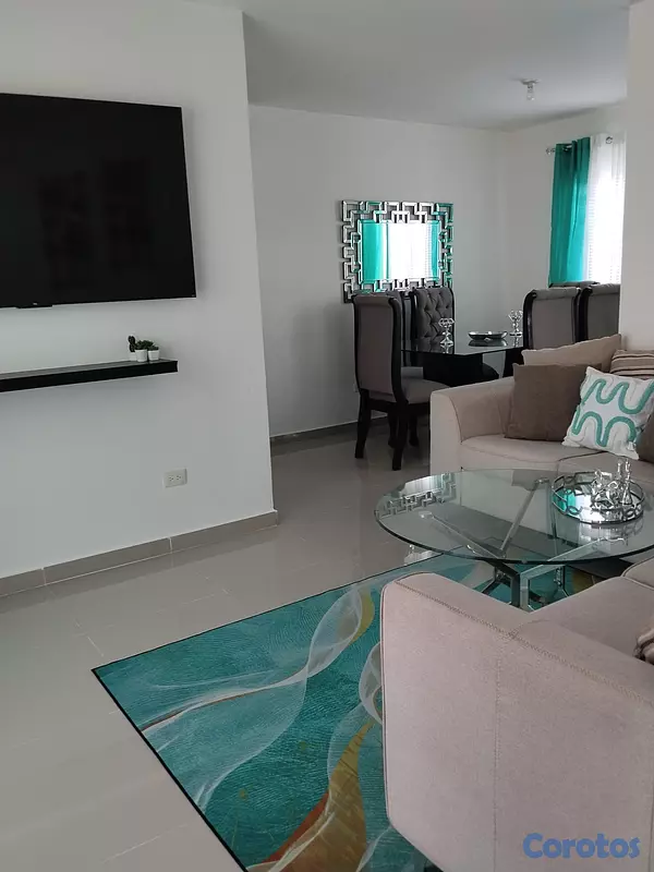 apartamentos - Rento apartamento amueblado, boca chica la caleta. 10