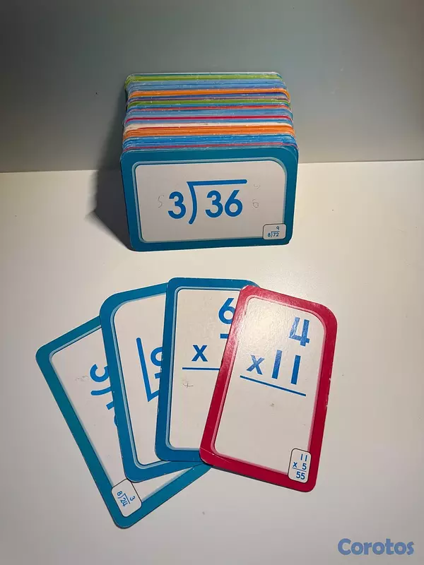 juguetes - Tarjetas didácticas de suma, resta multiplicación y división  2
