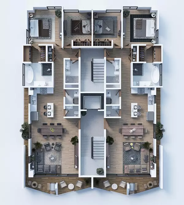 apartamentos - Octavo Piso en La Esmeralda, Santiago (Ribeira X) 4