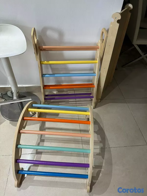 juguetes - Vendo set armable de gimnasio para bebes/niños 4