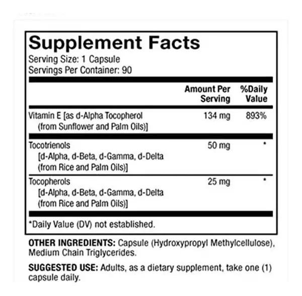 Salud y Equipamiento Médico - Vitamina E 90 Cap Dr  Mercola 2