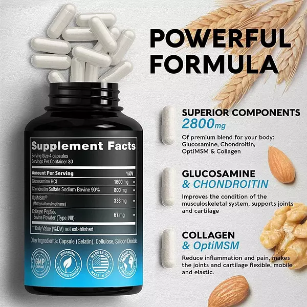 Salud y Equipamiento Médico - Glucosamina 2800 Mg Nutraharmon 2