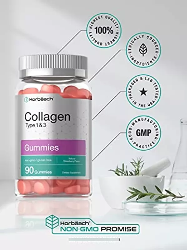 Salud y Equipamiento Médico - Gomitas De Colageno 90und Horbaach 4