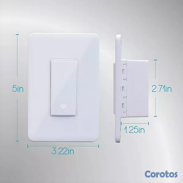 herramientas, jardines y exterior - Interruptor de Pared WiFi KMC 30002WB – Control Re 3