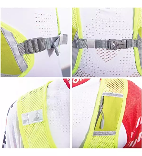 Artículos Deportivos - Triwonder Reflectante Chaleco Para Correr Hidratacion Carrer 4