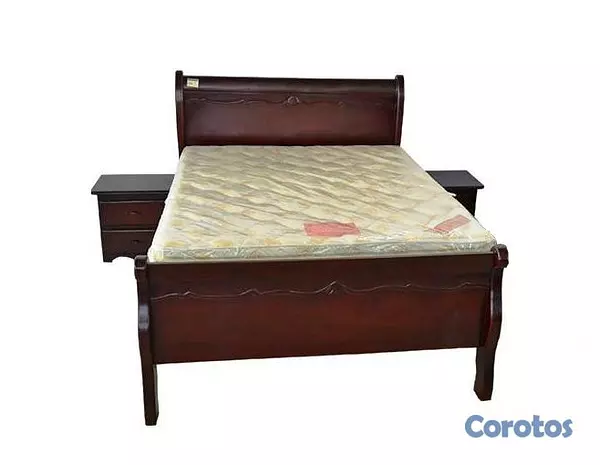 muebles y colchones - Juego de Habitación Trineo confortable. Nuevo 9
