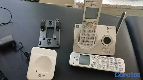 otros electronicos - EN VENTA SET TELEFONO INALAMBRICO DE DOS UNIDADES, 4