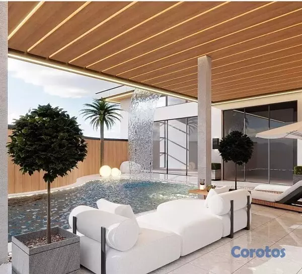 casas - En la segunda línea de playa,villa está casi lista con un apartamento extra  8