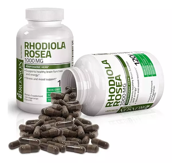 Salud y Equipamiento Médico - Rhodiola Rosea 1000 Mg Hierba Adaptogenica 120 Cap 7