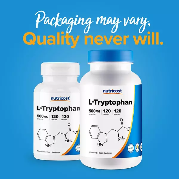 Salud y Equipamiento Médico - L-triptofano 500 Mg 120 Cap Nutricost 3