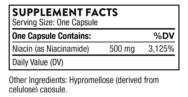 Salud y Equipamiento Médico - Niacinamide 500 Mg Thorne - Unidad - Unidad A $1322 2