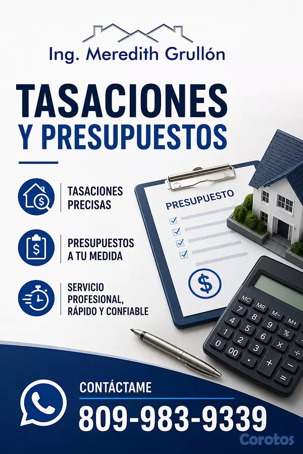 servicios profesionales - Tasacion, presupuestos e informes de peritaje 2