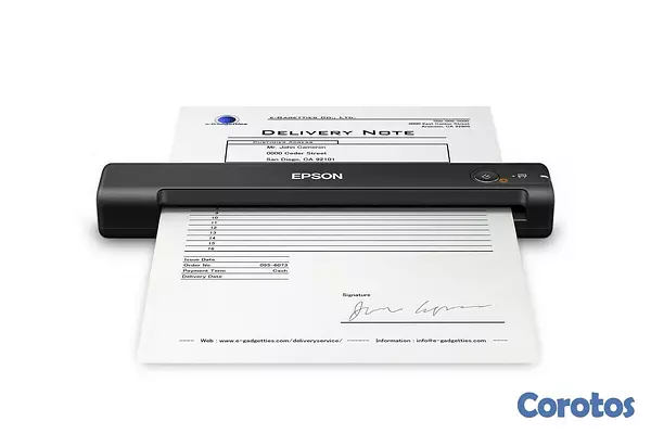 impresoras y scanners - SCANNER EPSON WORKFORCE ES-50, PORTATIL, (ESCANEO MANUAL) 600 X 600 DPI, USB,  2