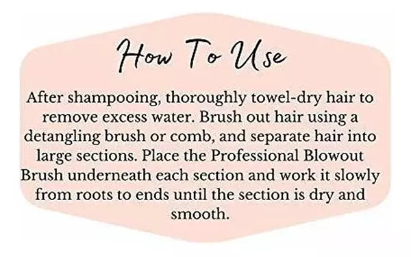 salud y belleza - Adagio California Blowout Brush: Secador Y Cepillo De Aire 3