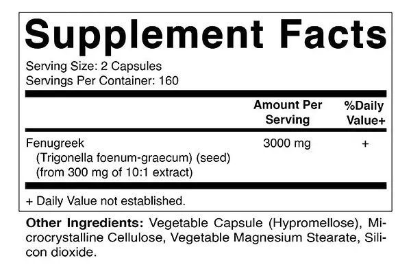 Salud y Equipamiento Médico - Fenogreco 3000mg - Vitamatic 2