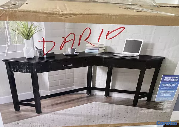 muebles y colchones - escritorio nuevo en su caja listo para almar  2