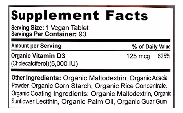 Salud y Equipamiento Médico - Vitamina D3 5000 Iu Omnibiotics - - Unidad A $3301 2