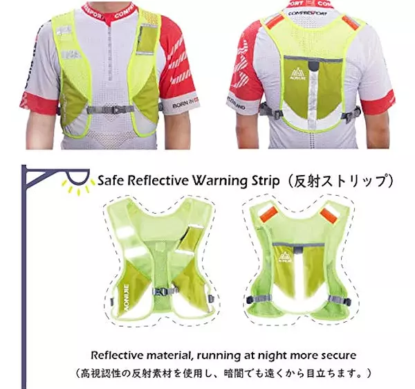 Artículos Deportivos - Triwonder Reflectante Chaleco Para Correr Hidratacion Carrer 2