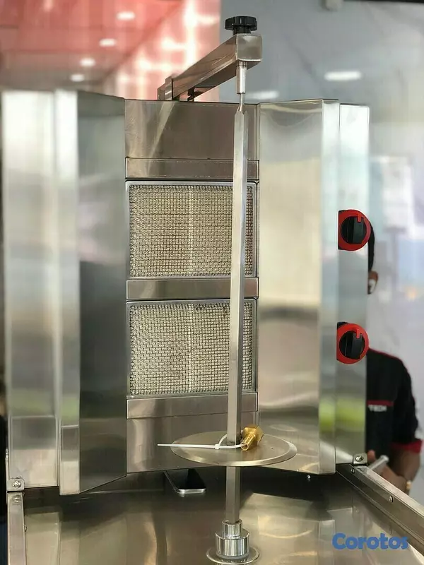 equipos profesionales - Asador kebab shawarma quemadora horno freidora de carnes 4