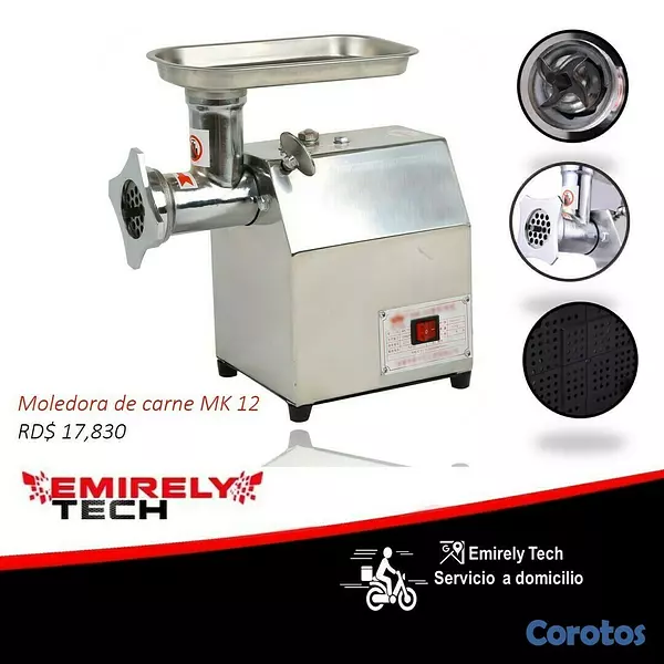 equipos profesionales - Moledora de carne industrial molino Maquina para moler alimentos 1
