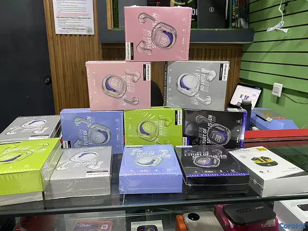 celulares y tabletas - auriculares de colores Bluetooth  2