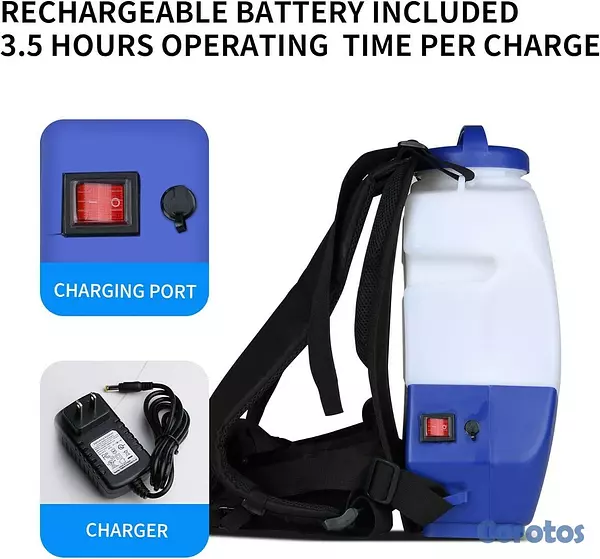 herramientas, jardines y exterior - Pulverizador electrostático para desinfectantes,  inalambrico 2