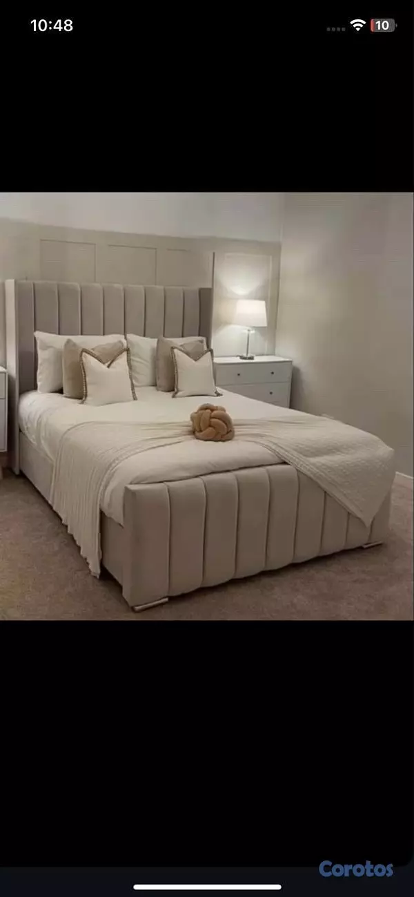muebles y colchones - un especial de cama tapizada en un súper precio 🧸😍⏰ 5