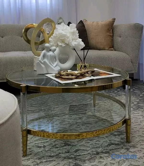 muebles y colchones - Comedor fino de 6, dos sofá un grande y un mediano con su mesa de centro.
 11
