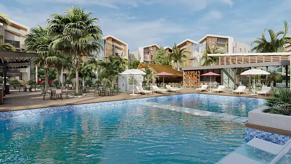 apartamentos - Apartamentos Turísticos en Jarabacoa, con piscina y plaza comercial  1