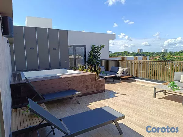 apartamentos - ALQUILO Segundo Piso Con Terraza En Viejo Arroyo H 2