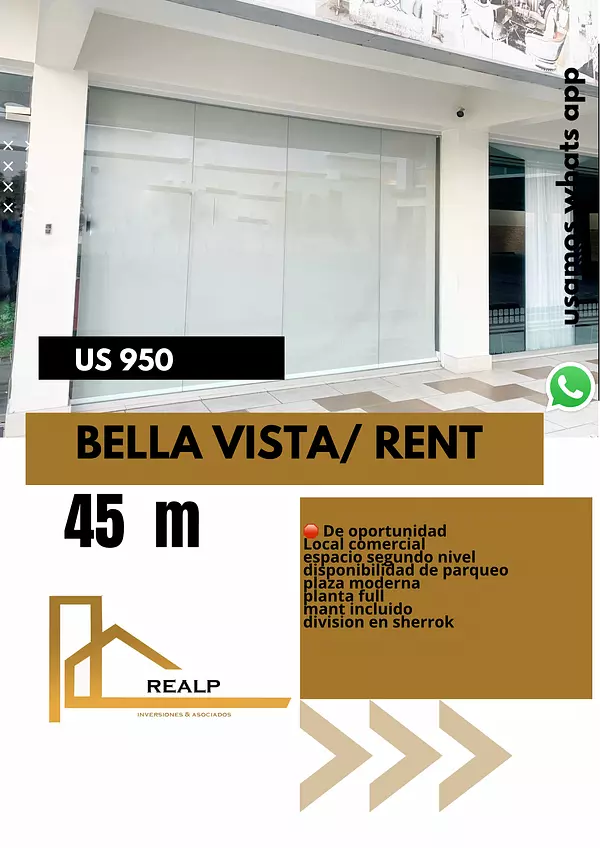 oficinas y locales comerciales - Local en bella vista 1