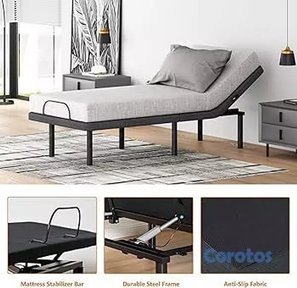 muebles y colchones - Cama Ajustable Twin XL 2