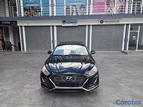 carros - HYUNDAI SONATA NEW RISE 2018 NEGRO GASOLINA 5