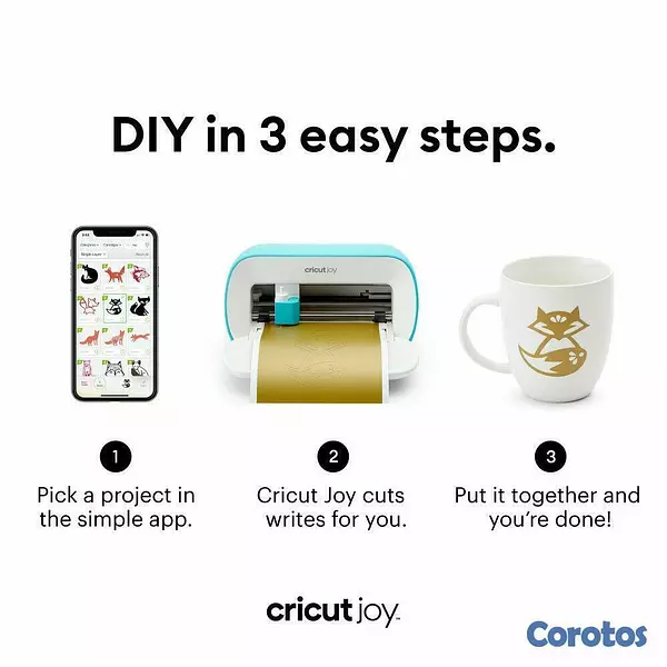 otros electronicos - Máquina de corte inteligente compacta Cricut Joy + 3