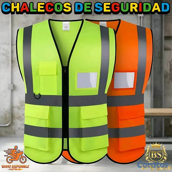 equipos profesionales - CHALECOS DE SEGURIDAD REFLECTIVOS DE ALTA VISIBILIDAD CON BOLSILLOS | CHALECOS | 5