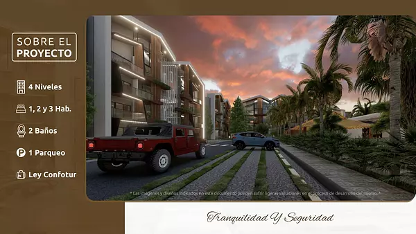 apartamentos - Apartamentos Turísticos en Jarabacoa, con piscina y plaza comercial  2
