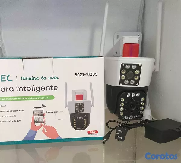 camaras y audio - CAMARA WIFI DE EXTERIOR TIPO DOMO 360  CON AUDIO 3