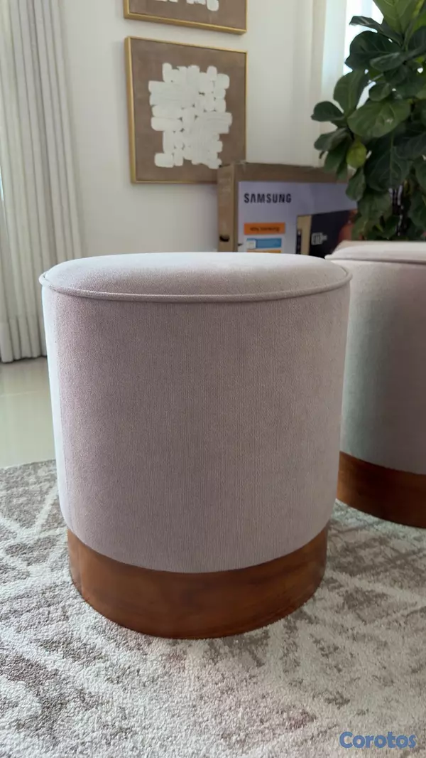 muebles y colchones - Ottomanes de Ilumel RD$6,500.00 por ambos 2