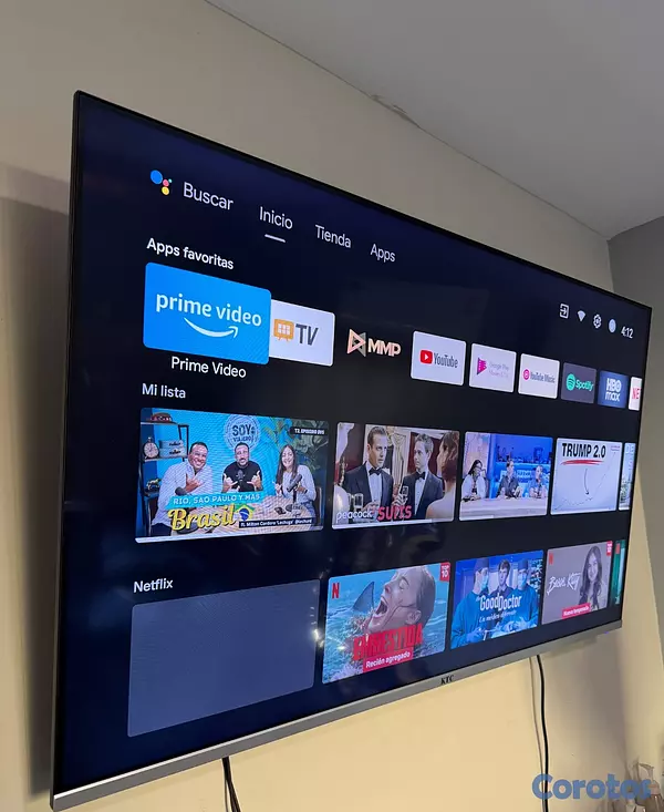 tv - Smart-TV 55 pulgadas 4K KTC - Como nueva  4