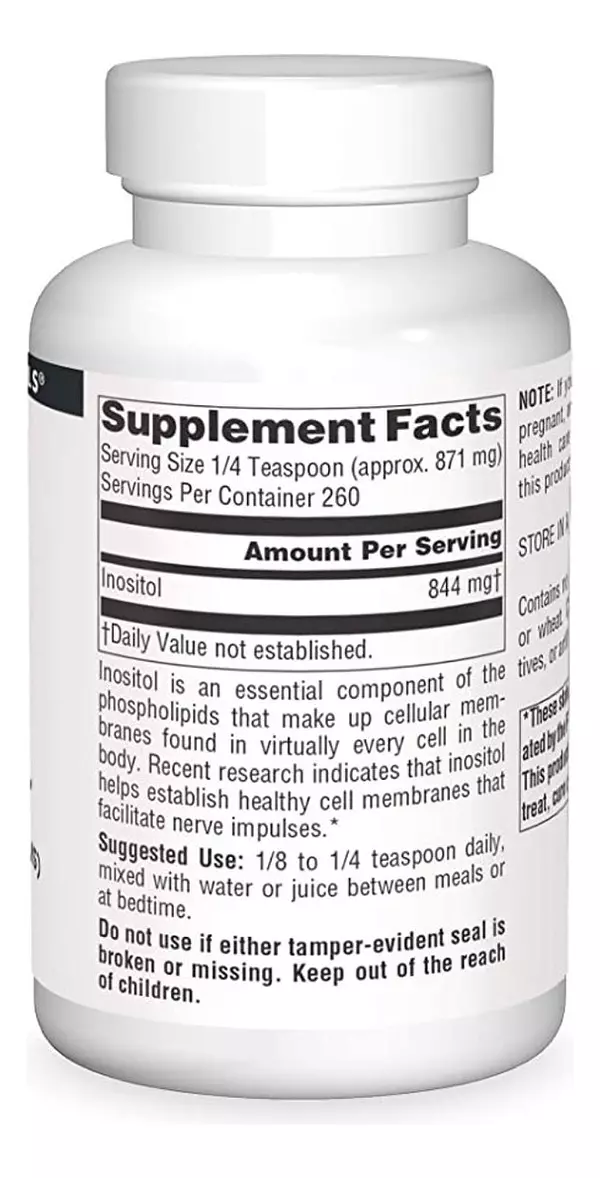 Salud y Equipamiento Médico - Pure Inositol 8 Oz. 226.8g 2