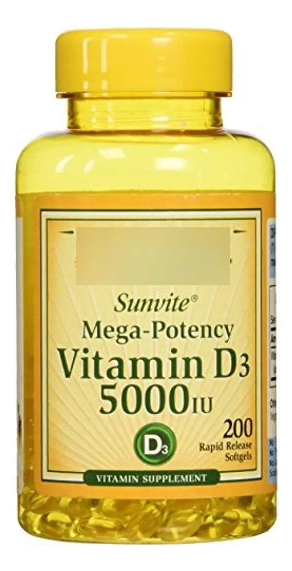 Salud y Equipamiento Médico - Suplemento Dietario Puritan's Pride Con Vitamina D3 5000 2